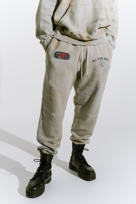 Aim High Fleece Sweatpants (Heather Grey)