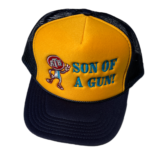 The Roaring Sound Trucker Hat (Navy/Gold)