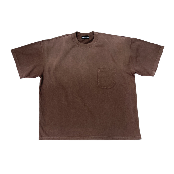 Cotton Pocket Tee (Umber)