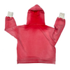 French Terry Darted Hoodie (Sun Fade Red)