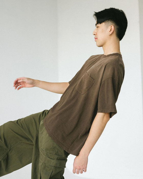 Cotton Pocket Tee (Umber)