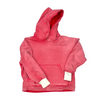 French Terry Darted Hoodie (Sun Fade Red)