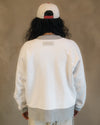 Campus Zip-Up Sweatshirt (White/Grey)