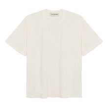  Ultra Light Slub Knit Short Sleeve Tee (Ivory)