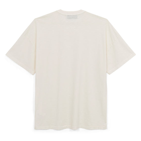 Ultra Light Slub Knit Short Sleeve Tee (Ivory)