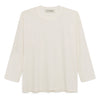 Ultra Light Slub Knit Long Sleeve Tee (Ivory)