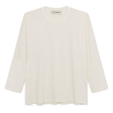  Ultra Light Slub Knit Long Sleeve Tee (Ivory)
