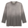 Ultra Light Slub Knit Long Sleeve Tee (Charcoal)
