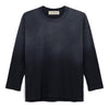 Ultra Light Slub Knit Long Sleeve Tee (Navy)