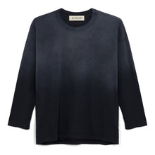  Ultra Light Slub Knit Long Sleeve Tee (Navy)
