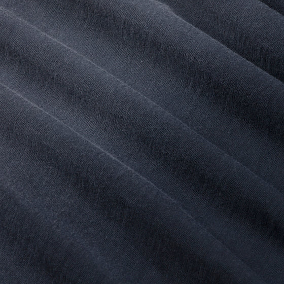 Ultra Light Slub Knit Short Sleeve Tee (Navy)