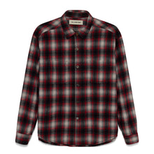  Cotton Flannel Work Shirt (Red Shadow)