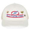 Pinned Car Club Trucker Hat (Ecru)