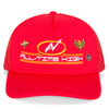 Pinned Car Club Trucker Hat (Red)