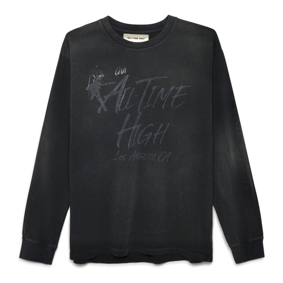 Born To Run Long Sleeve Shirt (Vintage Black)