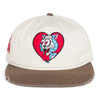 You Idiot 2 Tone Cap (White/Brown)