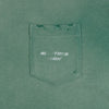 Single Stitch Pocket Tee (Vintage Green)