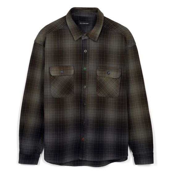 Baynham Flannel Shirt (Coal/Ash)