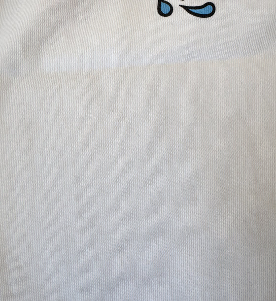 You Idiot Long Sleeve Shirt (Washed White)