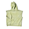 Dart Cut-off Hooded Sweatshirt (Lima Bean)