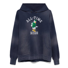  Flocked Eagle Hoodie (Vintage Navy)