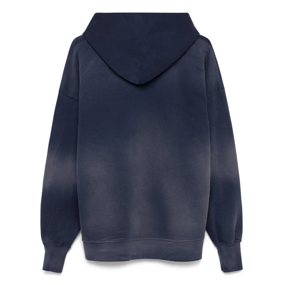 Flocked Eagle Hoodie (Vintage Navy)