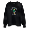 Flocked Eagle Crewneck (Vintage Black)