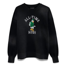  Flocked Eagle Crewneck (Vintage Black)