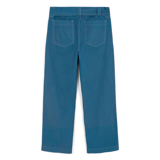 Belted Moto Pant (Indigo) - Preview