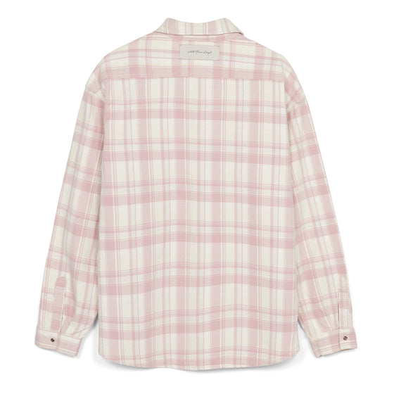 Mt. Baldy Snap Flannel (White/Lavender)