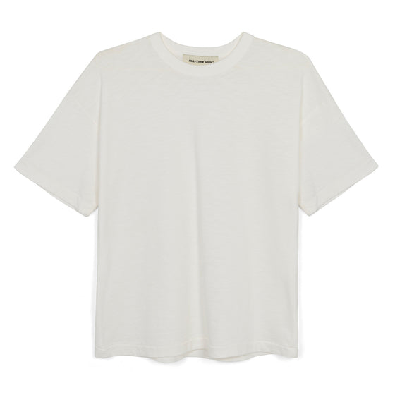 Organic Slub Knit Tee (Vintage White)