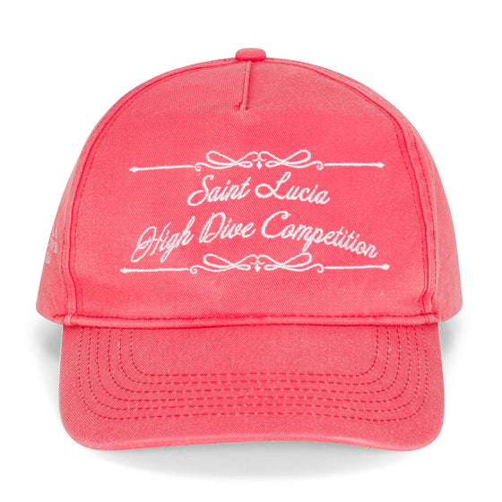 Saint Lucia High Dive Competition Hat (Bleached Red)