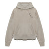 Embroidered Brushed Fleece Hoodie (Vintage Heather Grey)
