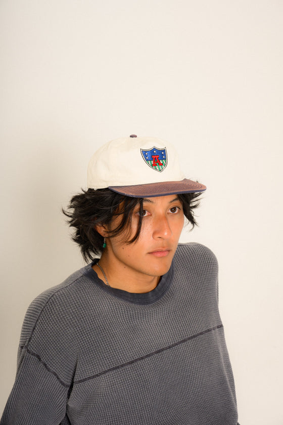 University 2 Tone Hat (Off White/Blue) - Preview