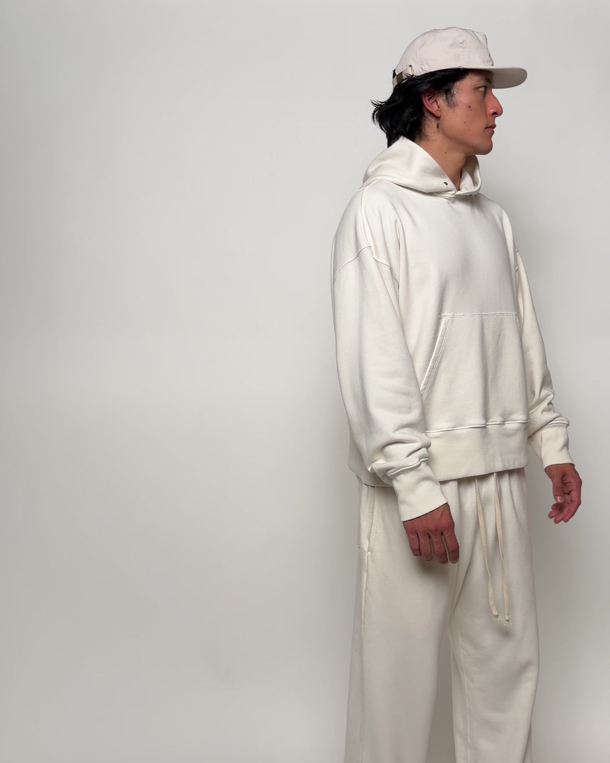French Terry Sweatpants (Rinsed Ivory)