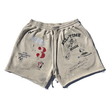  P.E. CUT-OFF SWEATSHORTS (OATMEAL)